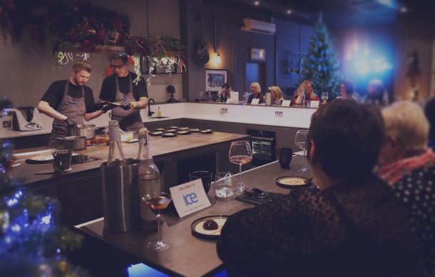 Christmas 2026 Evening Lunch Bar Fine Dining Experience at ICE Cook School